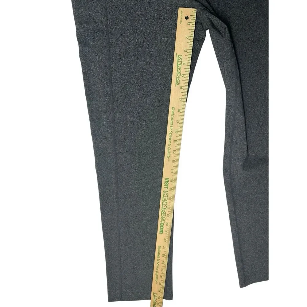 Skechers GOwalk Go Flex High Waisted Activewear Pants Size L Charcoal Gray Worko - Picture 7 of 9